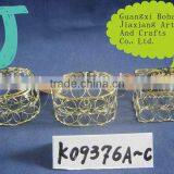 Gold Embroidered Iron Metal Electric Decoration Gift Box thumbnail-1