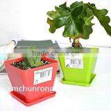 Cheap Plastic Flower Pot With Tray thumbnail-1