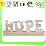 unfinished wholesale factory wooden letter