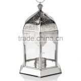 silver plated moroccan lantern