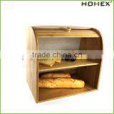 Bamboo Bread Bin/ Food Storage Box Homex-BSCI thumbnail-1