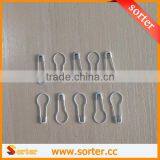 White Color Pear Safety Pin Bulb Shape High Quality Metal Safety Pin thumbnail-1