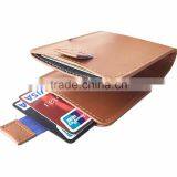 Ultra Slim RFID Blocking Bifold Leather Wallet Pull Tab With Money Clip thumbnail-3