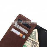 High Quality Crazy-horse PU Card Bumper/pocket Cell Phone Case for Sony thumbnail-6