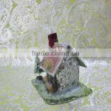 Vintage Putz House for Christmas Village With Scotty Dog thumbnail-5