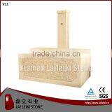 Natural Polished Granite Big Park Flower Pot thumbnail-1