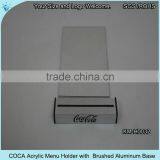 Acrylic Hot Bend Desk Menu Holder thumbnail-4