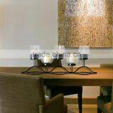 Black Wrought Iron Metal Tree Wire Candle Holders Display thumbnail-2