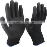 NMSAFETY 13 Gauge Knitted Black Nylon Liner Coated Foam Pvc on Palm Good Grip Safety Working Gloves thumbnail-2