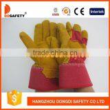 DDSAFETY Wholesale Hot Sale Cow Split Leather Glove Luvas De Couro thumbnail-1