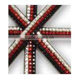 Cool Design Bracelet With Zinc Alloy Locking Part, Hot Sale Gift Leather With Crystal Gem Decoration thumbnail-6