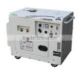 100% Copper Wire 5KW Electric Start Single/three Phase Sound Proof Diesel Generators Welding Machine thumbnail-2