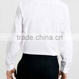Wholesale China High Quality Plain Long Sleeves White Shirts for Men thumbnail-3