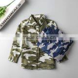 Weekday Clothing Wholesale 100% Cotton Printed Casual Camouflage Shirts Boys thumbnail-1