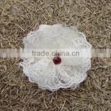 Wholesale Hobby Lobby Handmade Pink Lace Cheap Artificial Flower thumbnail-4