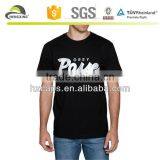 Custom Black Men Blank Plain T-shirts thumbnail-2