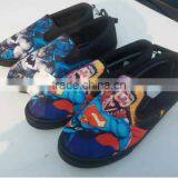 Adult Cartoon Pattern Black Canvas Shoes No Name Brand Slip On Casual Shoe Surplus Stock Liquidation thumbnail-2