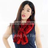 CX-S-92N Hot Selling Fashion Rex Rabbit Fur Lady Scarf thumbnail-6
