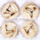 CX-A-25D Chengxing Wholesale Genuine Mink Flower Fur Brooch thumbnail-1