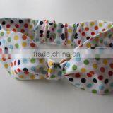 Rainbow Dots Kids Children Headband Cloth Bowknot Baby Girl Hairband thumbnail-1