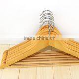 Lovely Normal Solid Wooden Hanger Wood Bottom Pants Hanger Low-price Wooden Shirts Hanger thumbnail-2