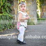 Newest Arrive Onesie Baby Romper Organic Cotton Baby Clothes Plus Headband thumbnail-4