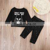 Newborn Baby Boy Sweater Designs Long Sleeve Cotton Printed Tops T-shirt+Long Pants thumbnail-2