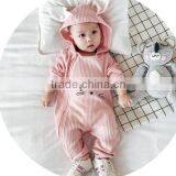 S17708A Autumn Baby Boy Clothes Cartoon Animal Jumpsuit thumbnail-3