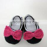 Lovely Cotton Crochet Baby Shoes thumbnail-1