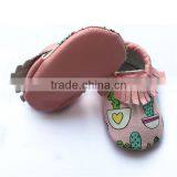 Soft Sole Baby Shoes Leather Moccasins thumbnail-2