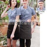 Juqian 2016 Oem Classic Unisex Sexy Chinese Restaurant Waiter/waitress Uniform Designs thumbnail-6
