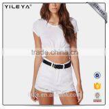 2017 Summer Custom Single Short-sleeve Round Neck Woman T Shirt thumbnail-1