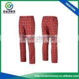 Men's Tech Style Comfortable Breathable Check Pattern Golf Pants thumbnail-1