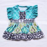 Hot Sale Summer Fashion Dress Wholesale Children Beautiful Baby Girls Flower Dress