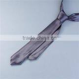 High Quality Polyester Necktie Dark Gray Mens Ties thumbnail-1