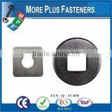 Made in Taiwan High Quality Carbon Material Square Hole Washer for Carriage Bolt DIN436 thumbnail-4