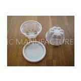 120ml Disposable Ice Cream Cups With Lid Plastic Octagon Bulb 4oz