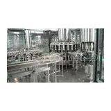 Automatic Electric Tea Drink Filling Machine , Hot Beverage Filling Plant 12 - 50 Head