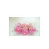 Pink Clear Cup Restaurant Coffee Table Scented Tealight Candles 12pcs