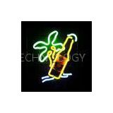 Personalized Novelty Neon Bar Signs Led Neon Light Open Sign With Metal Frame