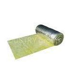 Sound Proofing FSK Glass Wool Blanket , Yellow Fiberglass Blanket