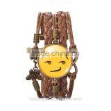 Emotion Face Wrist Band/nxg Woven Arm Band Bracelet/fancy Bracelet