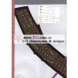 311 Nailheads Rhinestuds Hot-fix Heat Transfer Rhinestone Motif Design 1