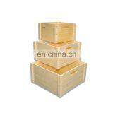 Custom Design Large Various Colour Fancy Square Shape Fumigated Wooden Crate thumbnail-4