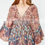 Beautiful Lady Flower Blouse thumbnail-4