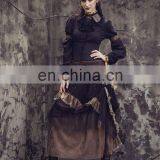 Steampunk Postapocalyptic Long Layered Skirt thumbnail-5