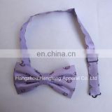 Pre Tied Woven Silk Bow Tie high quality MOQ 50pcs