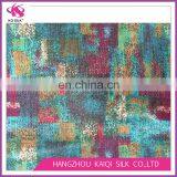 Wool Knitting Pattern Digital Printing Silk CDC 100% Pure Silk Crepe de Chine Fabric thumbnail-5