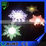 Colorful Flashing Snowflake Necklace With Various Models and Acrylic Material Christmas Gift