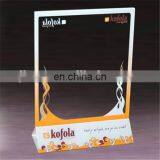 Cheaper Clear Acrylic A5 Menu Stand Block Sign Holder A4 Acrylic Sign Holder thumbnail-1